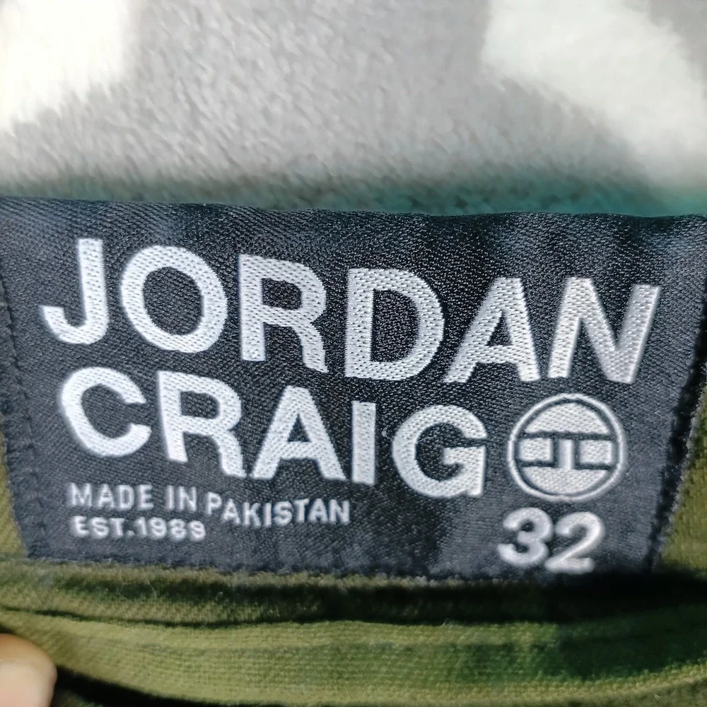 Jordan Craig Cargo Shorts Men Size 32 Green Olive Cairo Urban Utility Safari